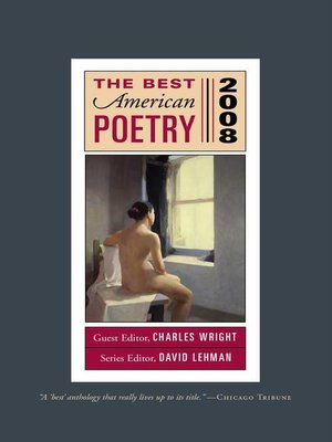 cover image of The Best American Poetry 2008